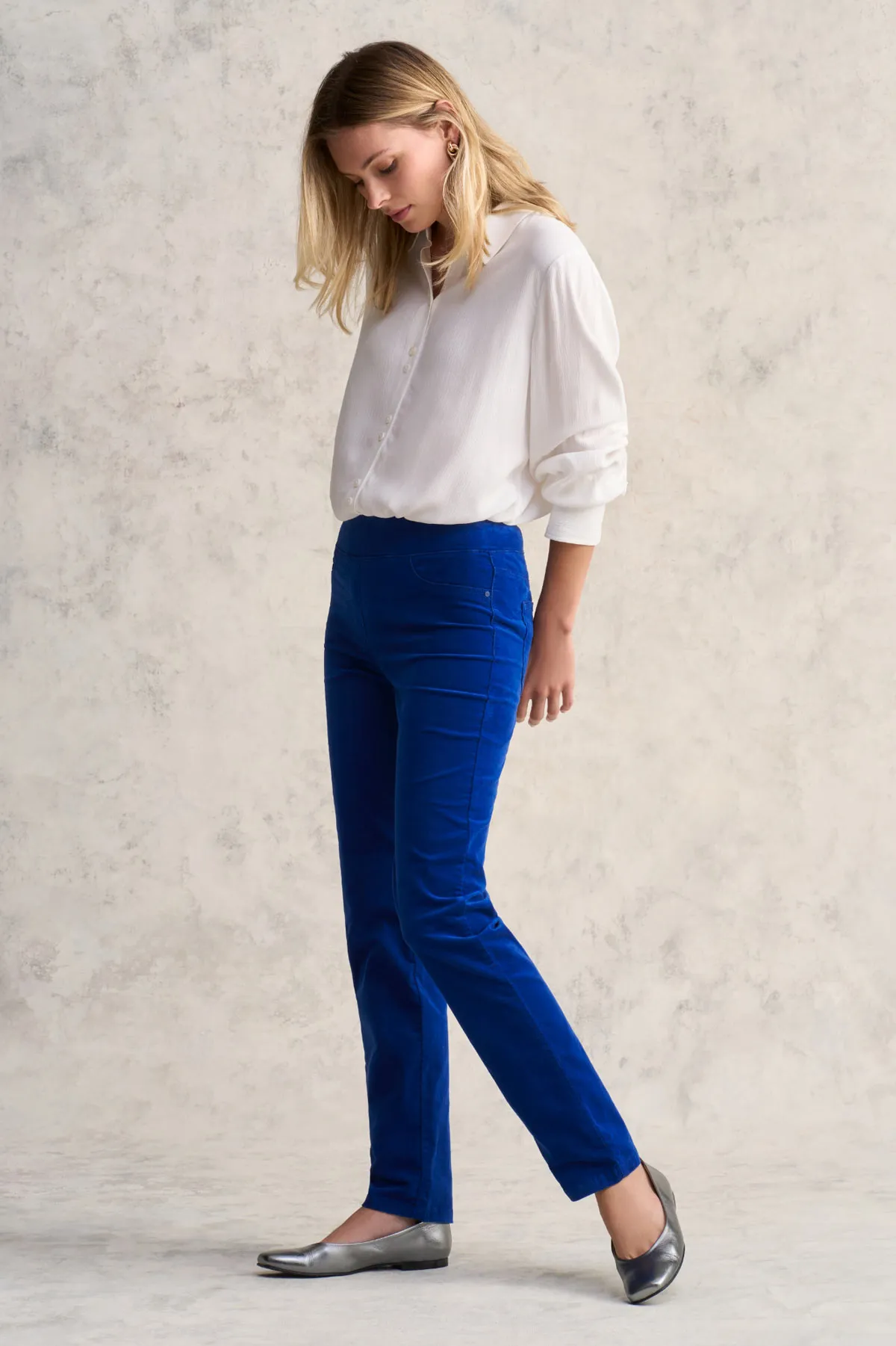 BENGAJEAN VELVET STRAIGHT LEG