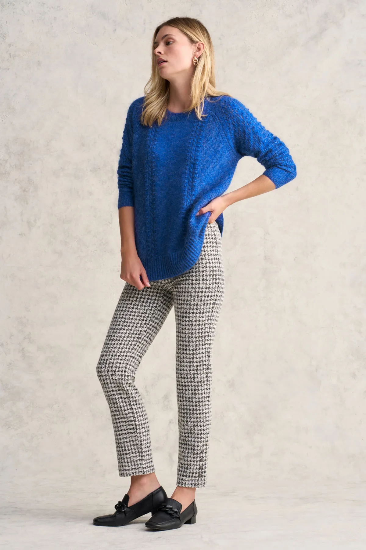 POINTELLE MOHAIR JUMPER