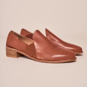 Ara Elastic Detail Wood Block Shoe