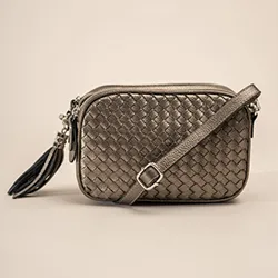 Ali Metallic Weave Camera Bag