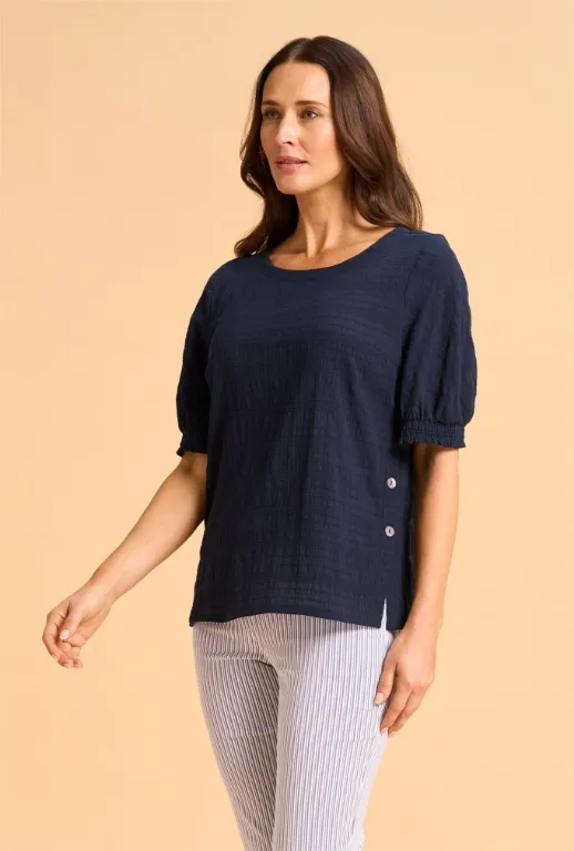 Crinkle Cotton Top