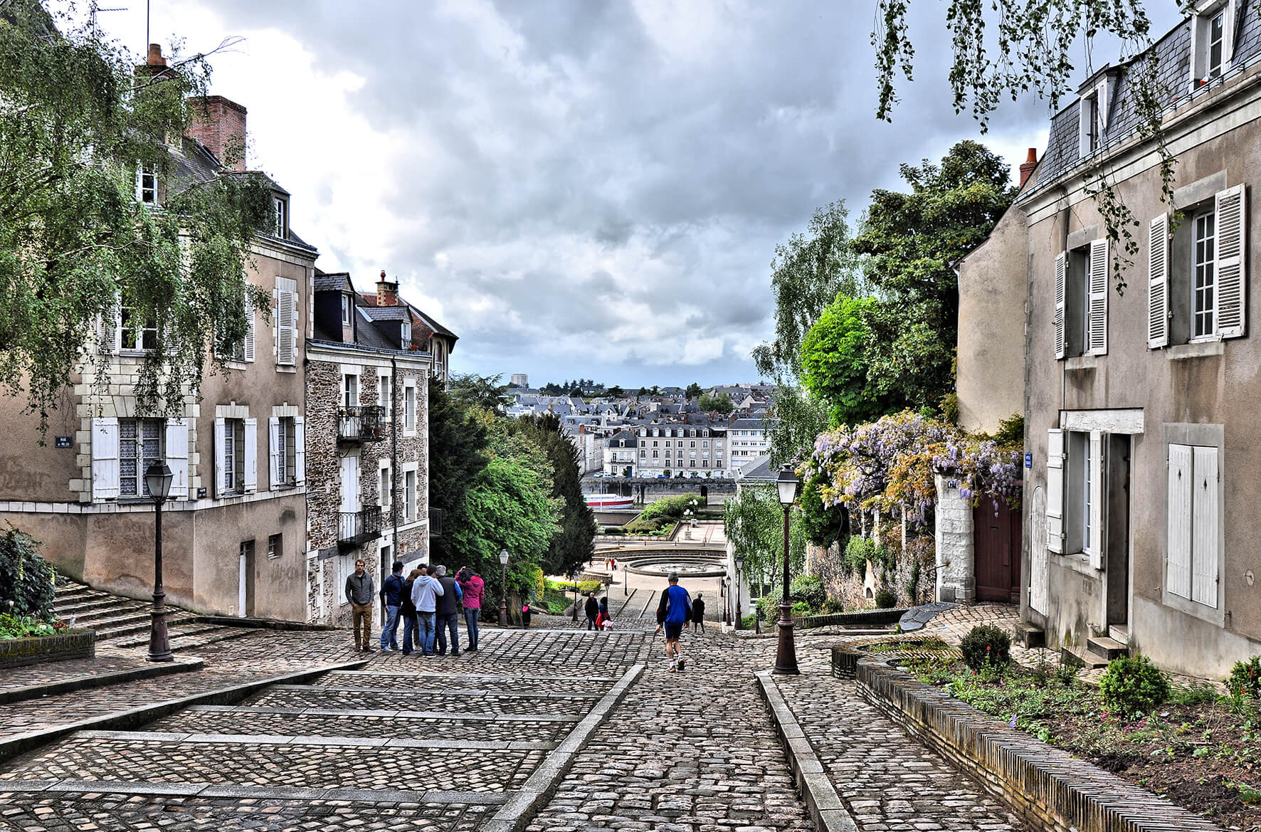 Angers town.