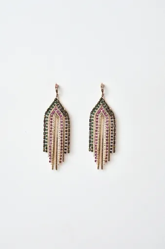 Metal Chandelier Earrings