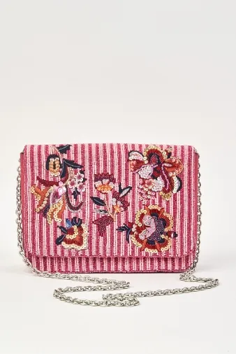 Paisley Beaded Clutch