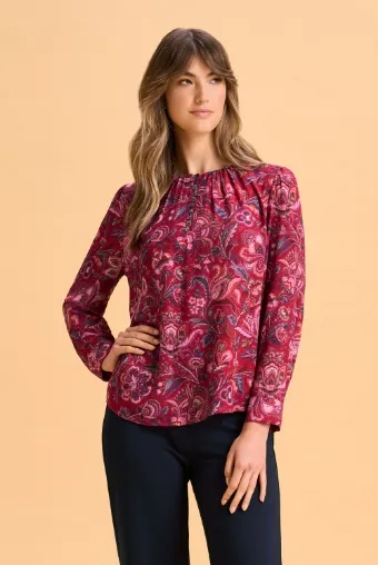 Button Detail Blouse