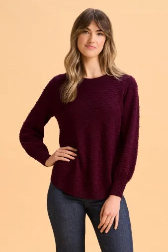 Merino Wool Balloon Sleeve Jumper