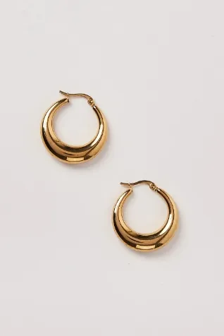 Gold Hoop Earring