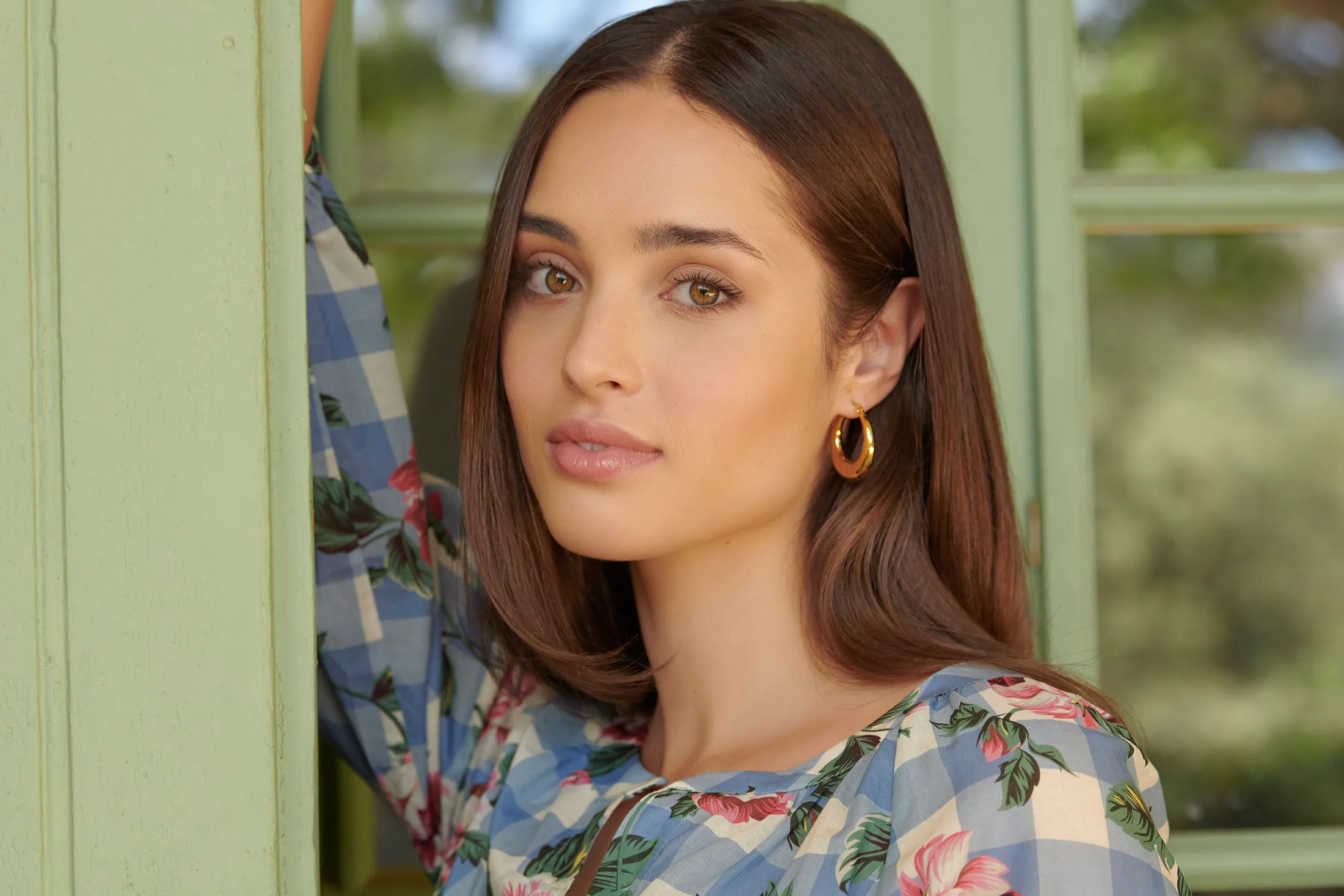 Puff Sleeve Cotton Top