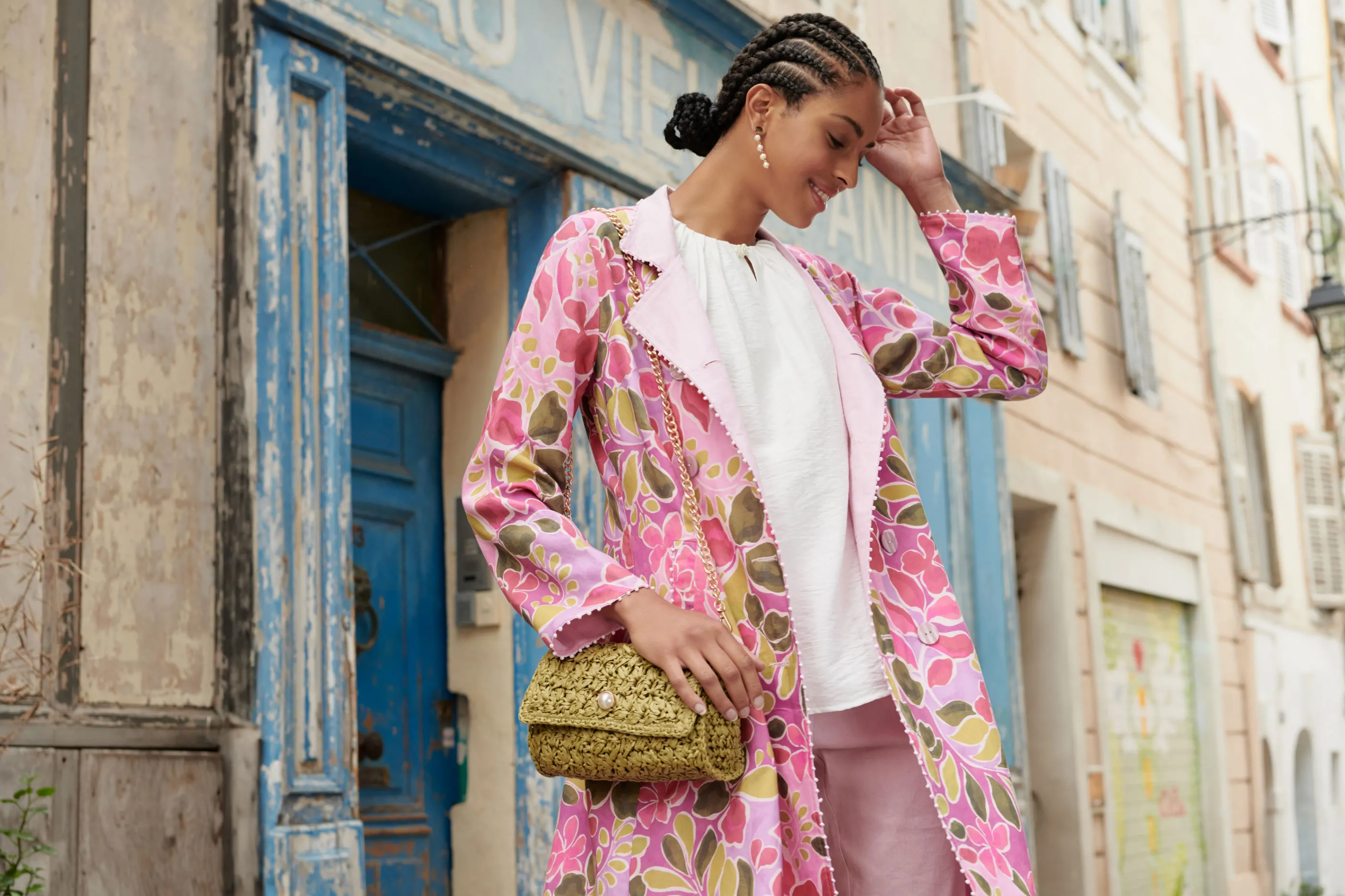 Reversible Linen Coat