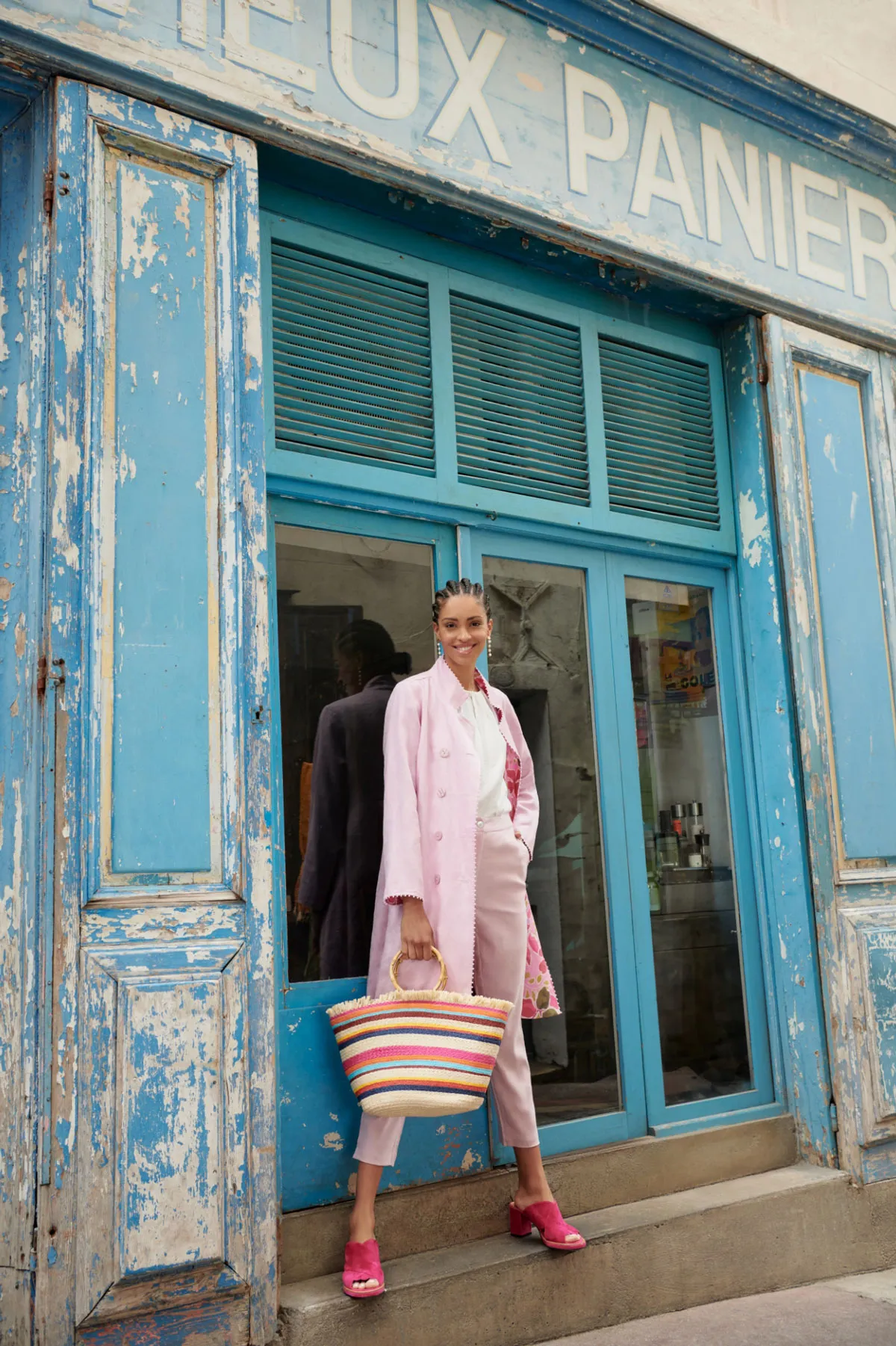 Reversible Linen Coat