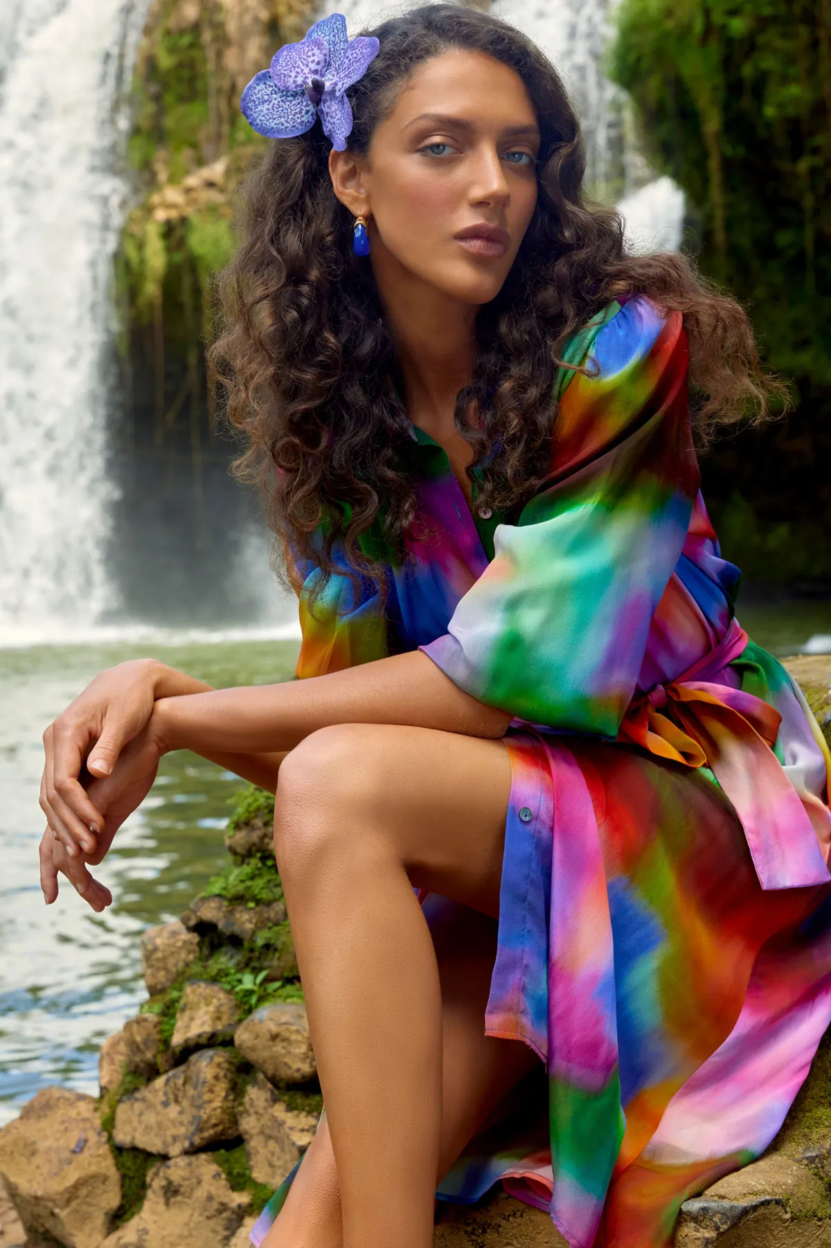 Silk Shirt Dress