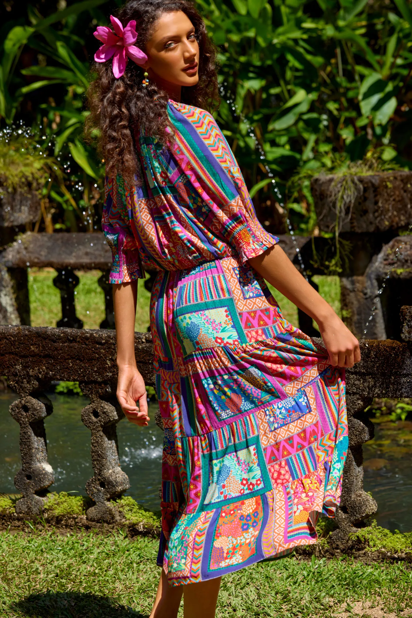 Beaded Tassel Maxi Dress