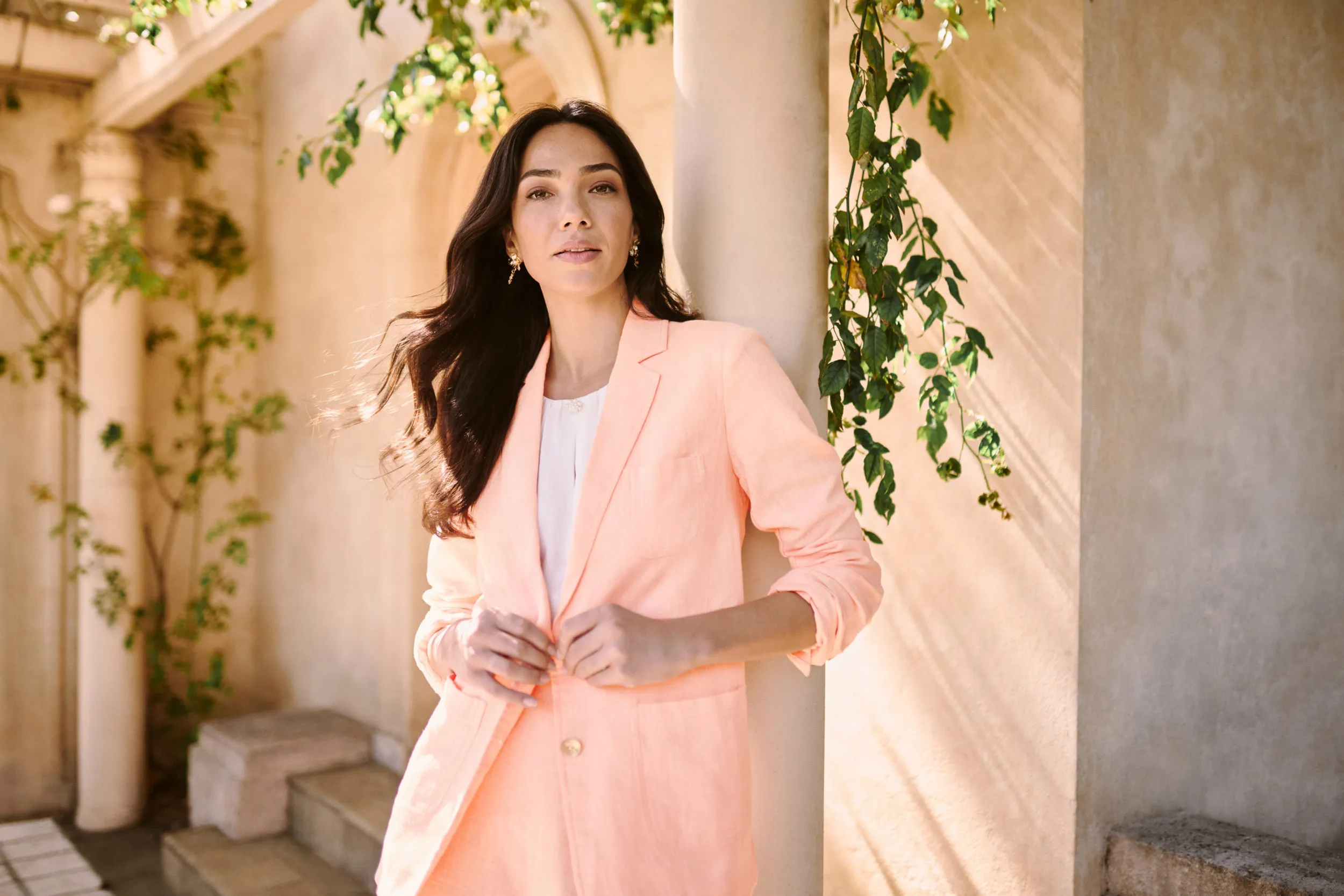 Ramie Cotton Blazer