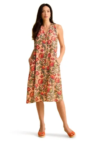 Printed Sleeveless Dress