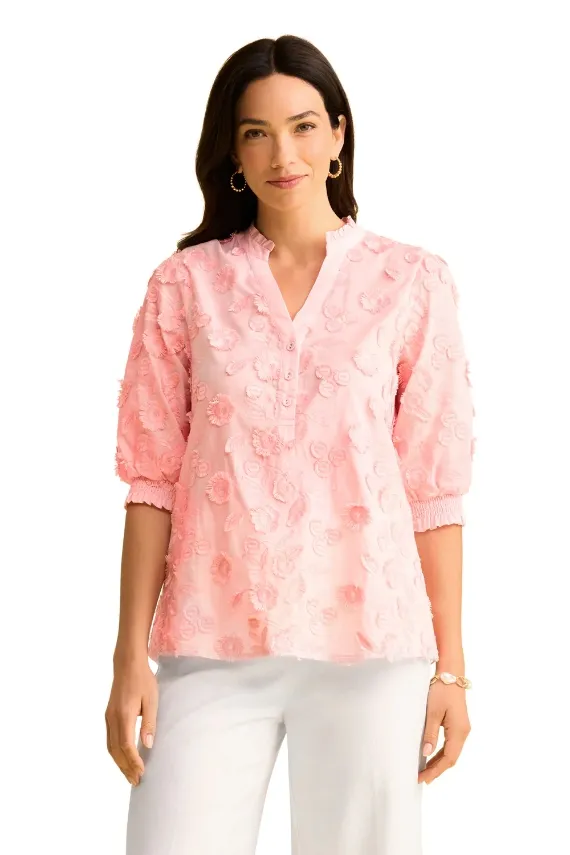 Embroidered Cotton Blouse