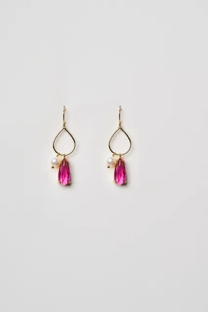 Crystal Pendant Earrings