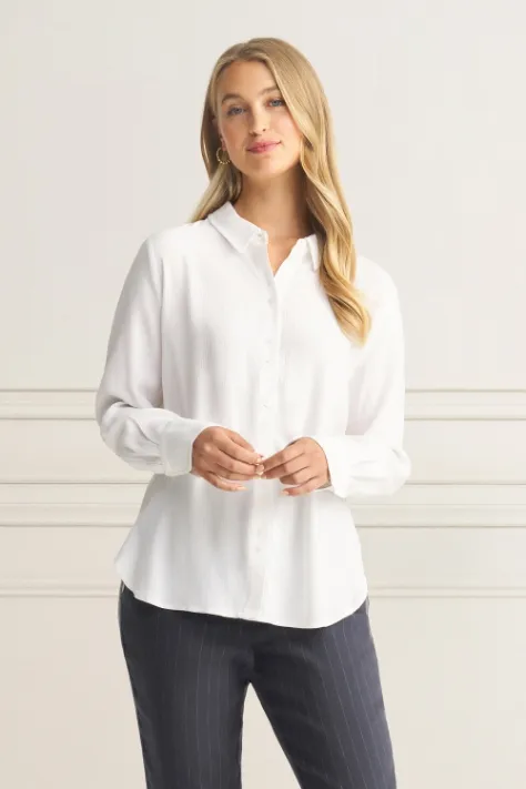 Long Line Crinkle Shirt