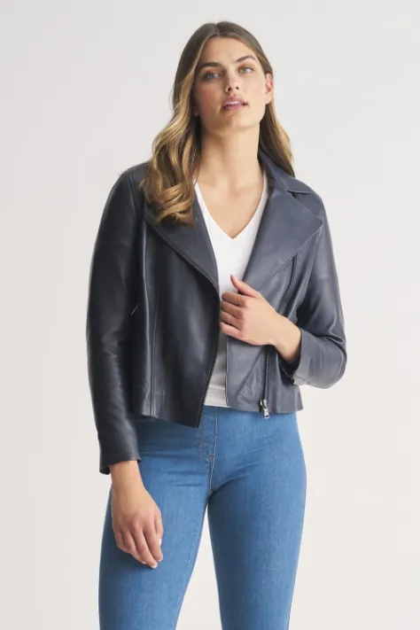 Leather Moto Jacket