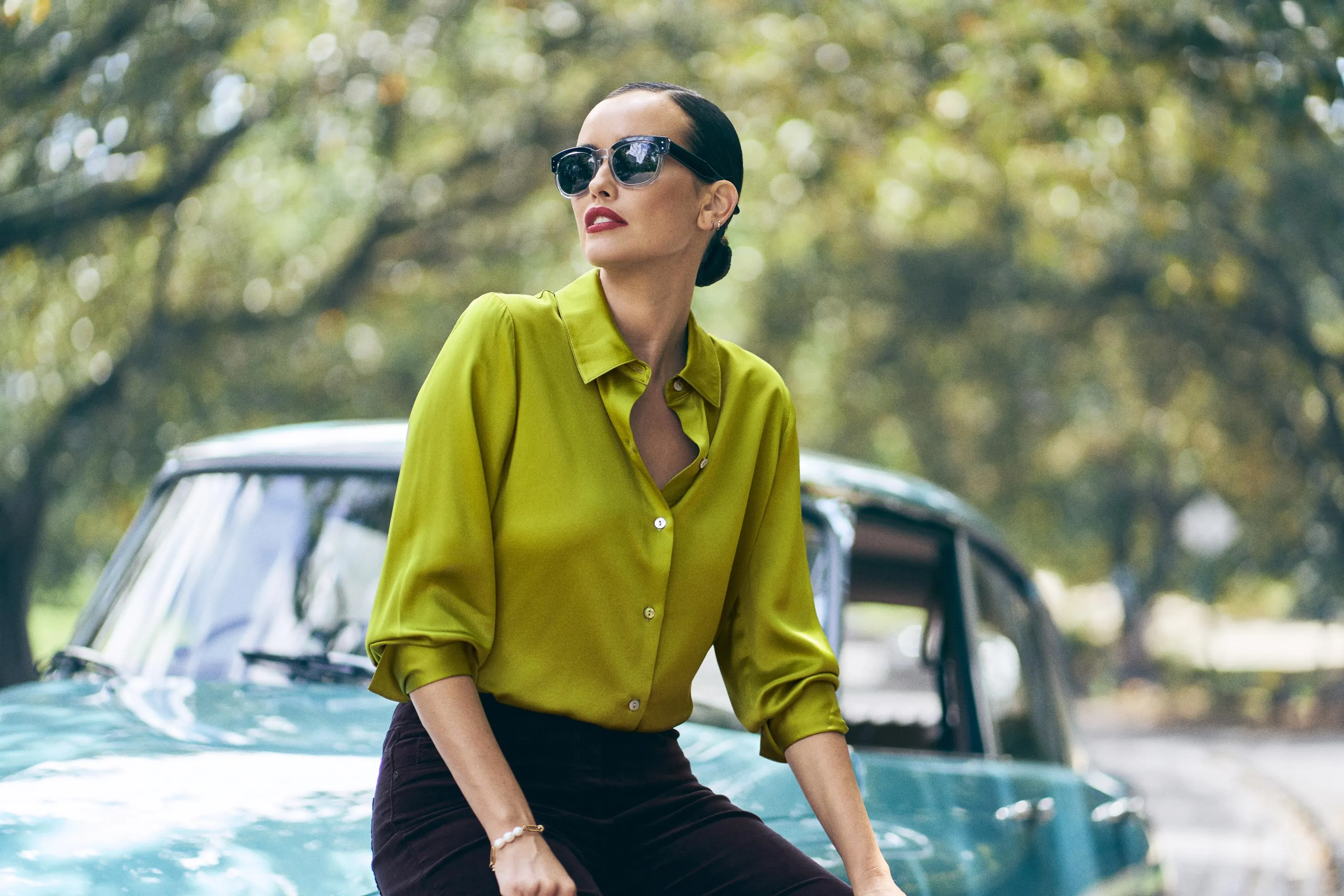 Stretch Silk Shirt