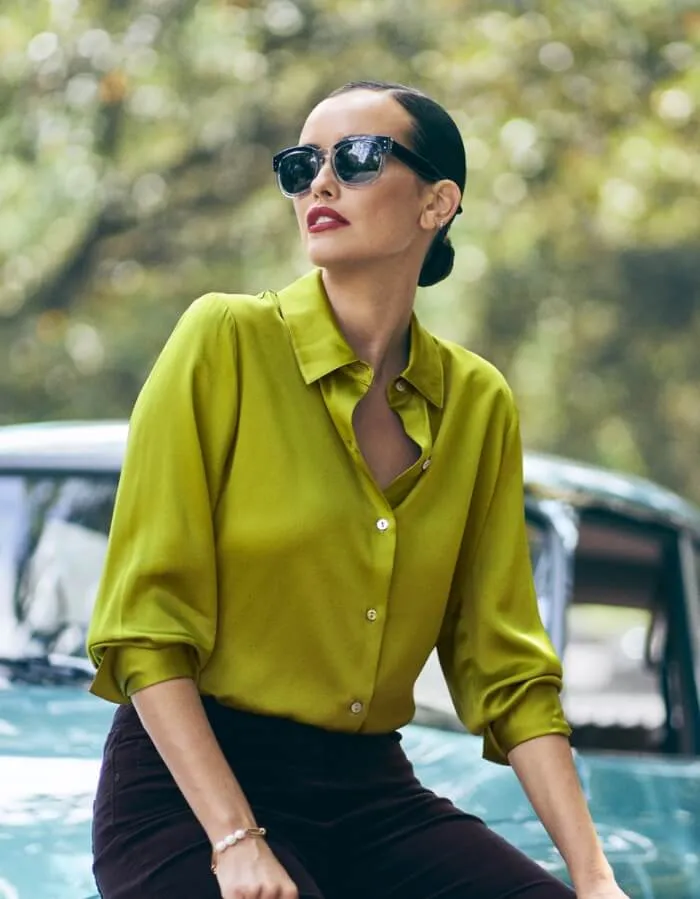 Stretch Silk Shirt