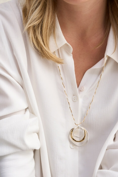 Circle Pendant Necklace