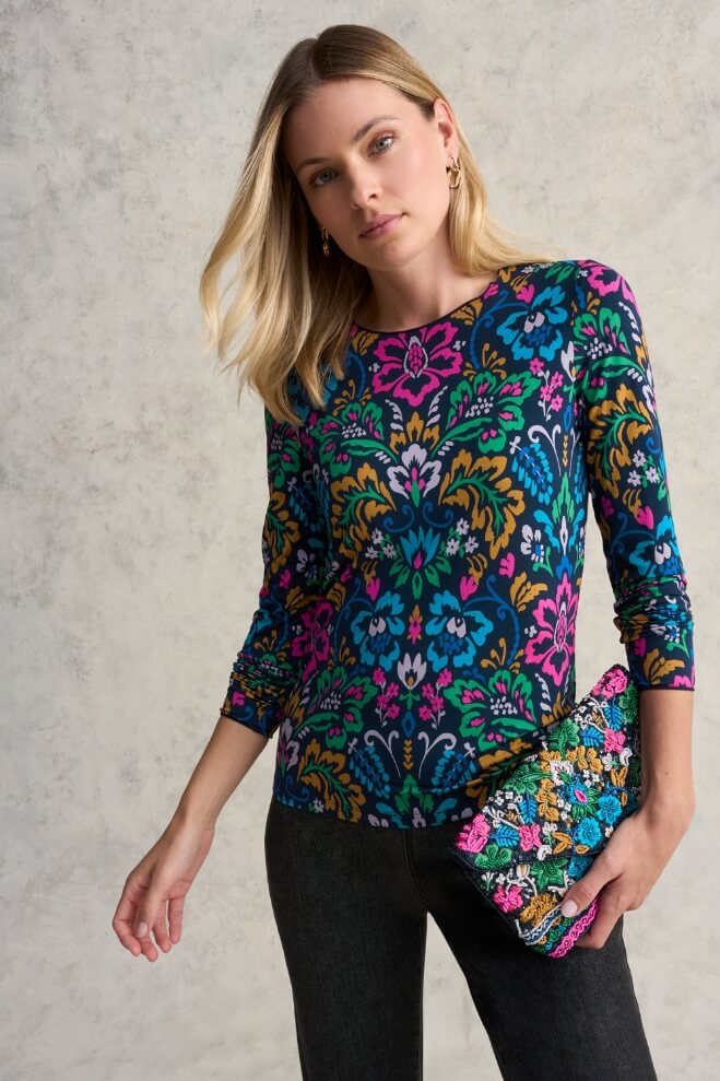 Long Sleeve Crew Neck Top
