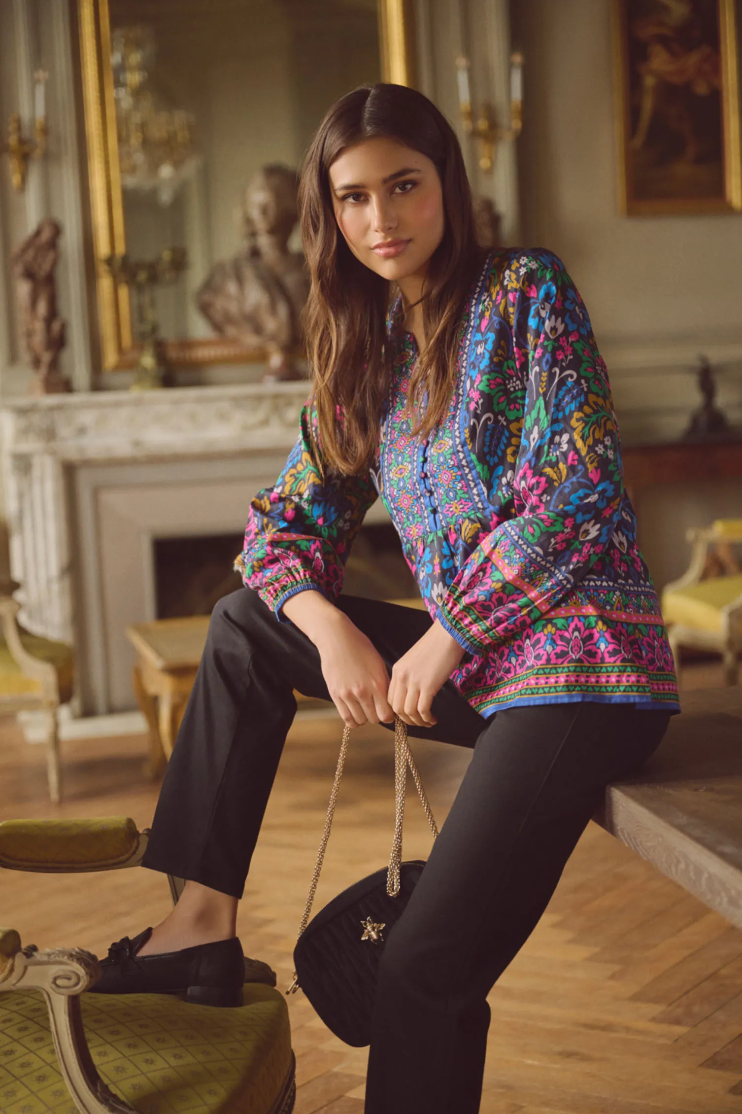 Quilted Cotton Blouse
