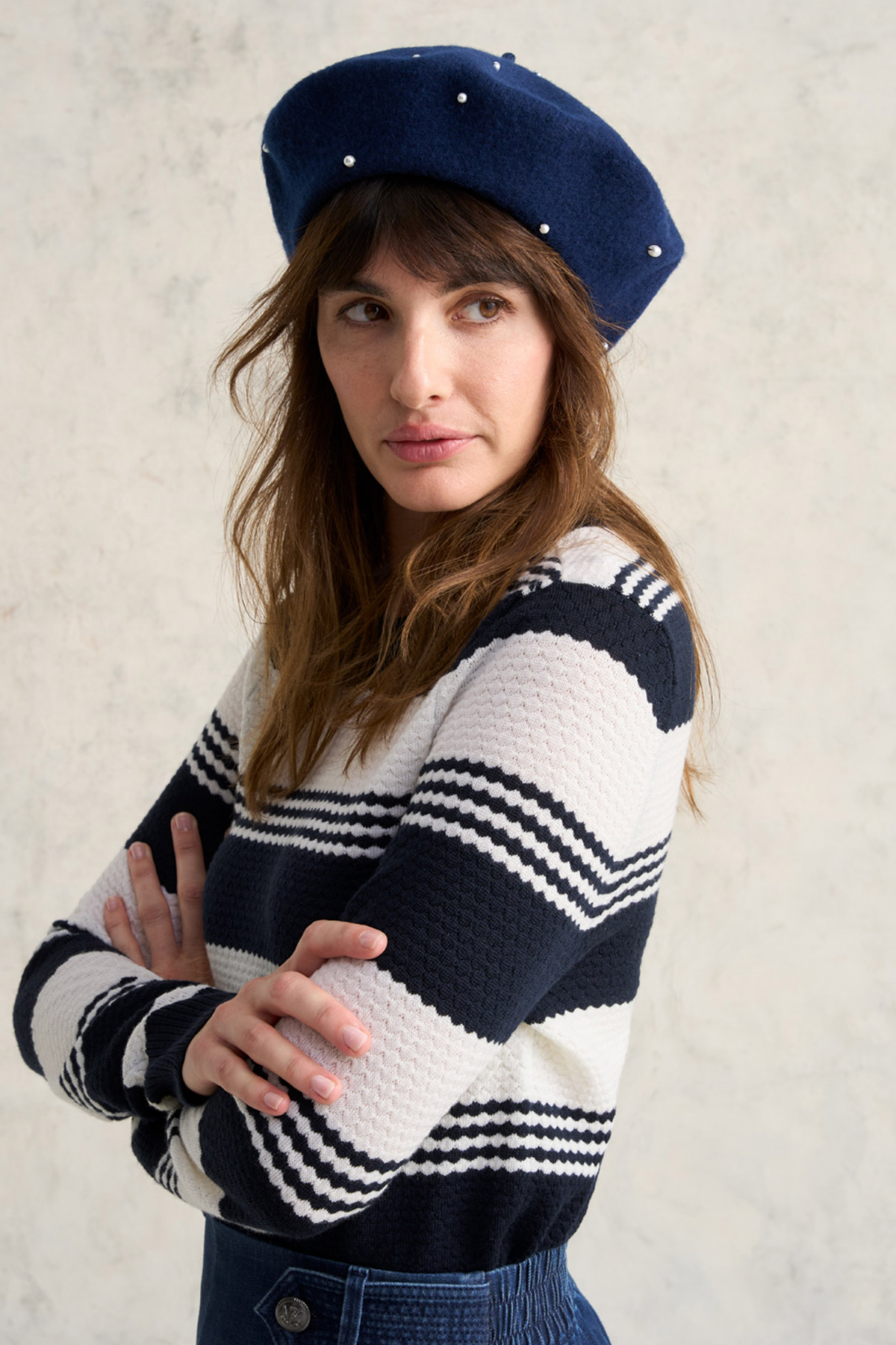 Woolen Pearl Beret