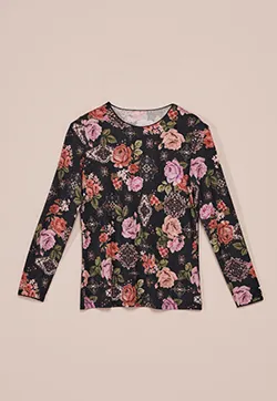 Long Sleeve Crew Neck Top